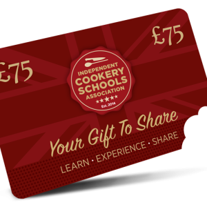 Cookery School Gift Vouchers by ICSA gift card